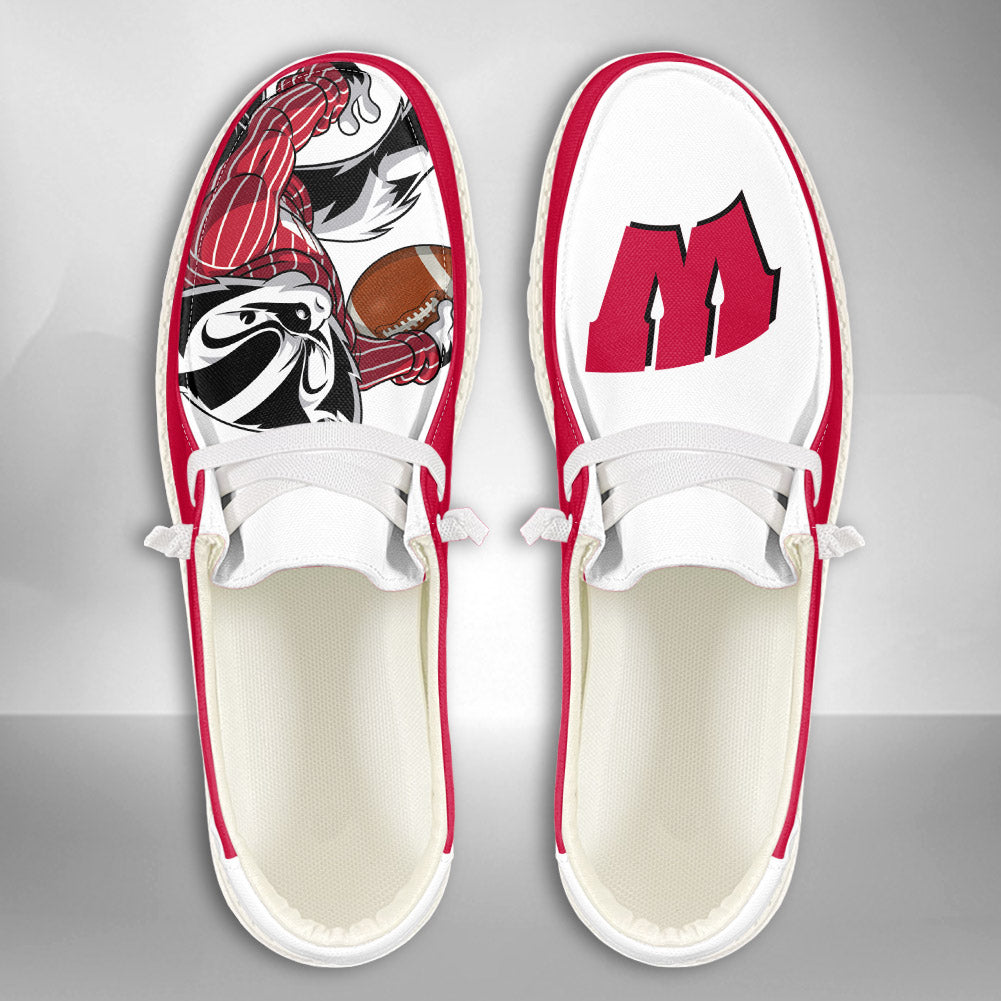 NCAA Wisconsin Badgers - Custom Name Hey Dude Shoes 02