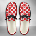 NCAA Wisconsin Badgers Custom Name Hey Dude Shoes 01 CH1