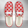 NCAA Wisconsin Badgers Custom Name Hey Dude Shoes 01 CH1