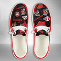 NCAA Wisconsin Badgers Custom Name Hey Dude Shoes 01