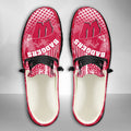 NCAA Wisconsin Badgers Custom Name Hey Dude Shoes 03 M7