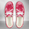 NCAA Wisconsin Badgers Custom Name Hey Dude Shoes 03 M7