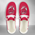 NCAA Wisconsin Badgers Custom Name Hey Dude Shoes 06