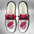 NCAA Wisconsin Badgers Custom Name Hey Dude Shoes 09 M79