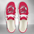 NCAA Wisconsin Badgers Custom Name Hey Dude Shoes 11 M79