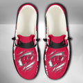 NCAA Wisconsin Badgers Custom Name Hey Dude Shoes 11 M79