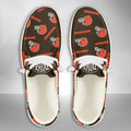 NFL Cleveland Browns - Custom Name Hey Dude Shoes X03