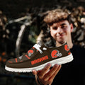 NFL Cleveland Browns - Custom Name Hey Dude Shoes X03