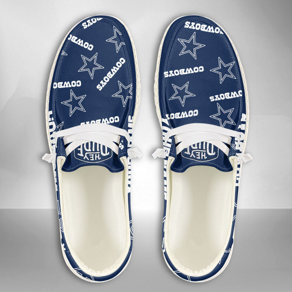 NFL Dallas Cowboys - Custom Name Hey Dude Shoes X03
