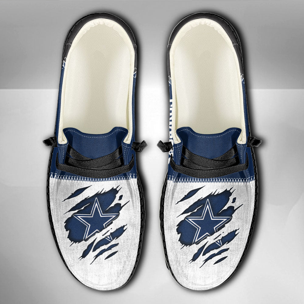 NFL Dallas Cowboys Custom Name Hey Dude Shoes 09 M79