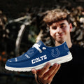 NFL Indianapolis Colts - Custom Name Hey Dude Shoes X03