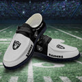 NFL Las Vegas Raiders Custom Name Hey Dude Shoes 09 M12