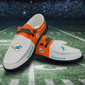NFL Miami Dolphins Custom Name Hey Dude Shoes 09 M12