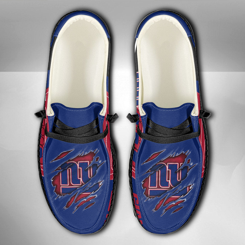 NFL New York Giants Custom Name Hey Dude Shoes 07 M7