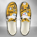 NFL Pittsburgh Steelers Custom Name Hey Dude Shoes 01 M22