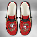 NFL San Francisco 49ers Custom Name Hey Dude Shoes 07 M7