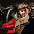 NFL San Francisco 49ers Custom Name Hey Dude Shoes 08 M12