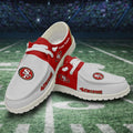 NFL San Francisco 49ers Custom Name Hey Dude Shoes 14 M79