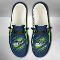NFL Seattle Seahawks Custom Name Hey Dude Shoes 07 M7