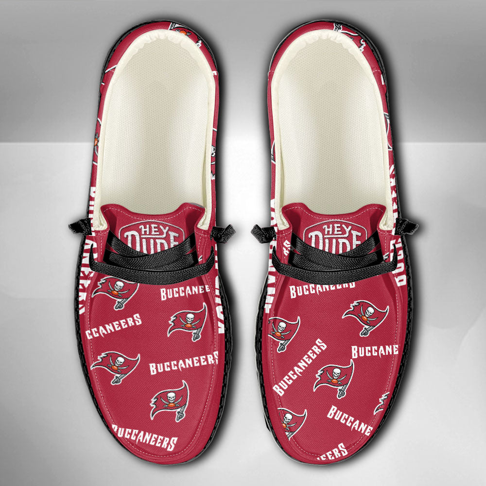 NFL Tampa Bay Buccaneers - Custom Name Hey Dude Shoes X03