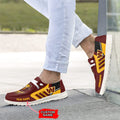 NFL Washington Commanders Custom Name Hey Dude Shoes 07 M7