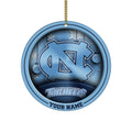 North Carolina Tar Heels Circle Aluminium Custom Ornament 2 Side Trending New Arrivals H52912 ETUG311023