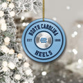 North Carolina Tar Heels Fitness Circle Aluminium Ornament 2 Side Trending New Arrivals H52883 ETUG311023