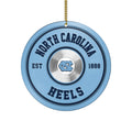North Carolina Tar Heels Fitness Circle Aluminium Ornament 2 Side Trending New Arrivals H52883 ETUG311023