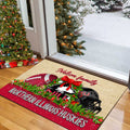 Northern Illinois Huskies Doormat Personalized Your Name, Sport Team Doormat, Christmas Gifts For Football Fan, Home Decor ETHY-52726