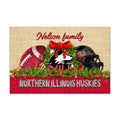 Northern Illinois Huskies Doormat Personalized Your Name, Sport Team Doormat, Christmas Gifts For Football Fan, Home Decor ETHY-52726