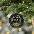 Notre Dame Fighting Irish Circle Aluminium Custom Ornament 2 Side Trending New Arrivals H52912 ETUG311023