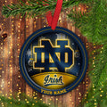 Notre Dame Fighting Irish Circle Aluminium Custom Ornament 2 Side Trending New Arrivals H52912 ETUG311023