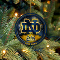 Notre Dame Fighting Irish Circle Aluminium Custom Ornament 2 Side Trending New Arrivals H52912 ETUG311023