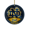 Notre Dame Fighting Irish Circle Aluminium Custom Ornament 2 Side Trending New Arrivals H52912 ETUG311023