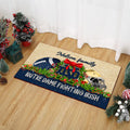 Notre Dame Fighting Irish Doormat Personalized Your Name, Sport Team Doormat, Christmas Gifts For Football Fan, Home Decor ETHY-52726