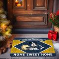 Notre Dame Fighting Irish Doormat, Sport Team And MK Doormat, FootBall Fan Gifts