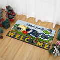 Notre Dame Fighting Irish Football Team Doormat Personalized Your Family Name, Sport And Grinch Doormat, Football Lovers Gifts, Home Decorations ETHY-53152