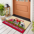Ohio State Buckeyes Doormat Personalized Your Name, Sport Team Doormat, Christmas Gifts For Football Fan, Home Decor ETHY-52726