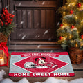 Ohio State Buckeyes Doormat, Sport Team And MK Doormat, FootBall Fan Gifts