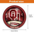 Oklahoma Sooners Circle Aluminium Custom Ornament 2 Side Trending New Arrivals H52912 ETUG311023