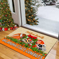 Oklahoma State Cowboys Doormat Personalized Your Name, Sport Team Doormat, Christmas Gifts For Football Fan, Home Decor ETHY-52726