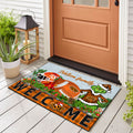 Oklahoma State Cowboys Football Team Doormat Personalized Your Family Name, Sport And Grinch Doormat, Football Lovers Gifts, Home Decorations ETHY-53152