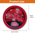 Ole Miss Rebels Circle Aluminium Custom Ornament 2 Side Trending New Arrivals H52912 ETUG311023