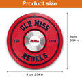 Ole Miss Rebels Fitness Circle Aluminium Ornament 2 Side Trending New Arrivals H52883 ETUG311023