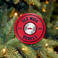 Ole Miss Rebels Fitness Circle Aluminium Ornament 2 Side Trending New Arrivals H52883 ETUG311023