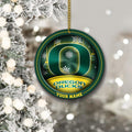 Oregon Ducks Circle Aluminium Custom Ornament 2 Side Trending New Arrivals H52912 ETUG311023