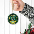 Oregon Ducks Circle Aluminium Custom Ornament 2 Side Trending New Arrivals H52912 ETUG311023