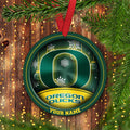 Oregon Ducks Circle Aluminium Custom Ornament 2 Side Trending New Arrivals H52912 ETUG311023