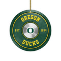 Oregon Ducks Fitness Circle Aluminium Ornament 2 Side Trending New Arrivals H52883 ETUG311023