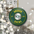 Oregon Ducks Fitness Circle Aluminium Ornament 2 Side Trending New Arrivals H52883 ETUG311023